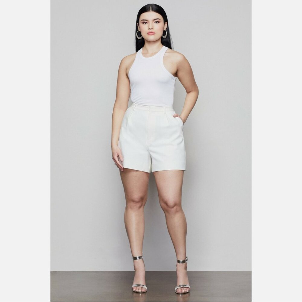 Good American The Summer Boss Culotte Shorts